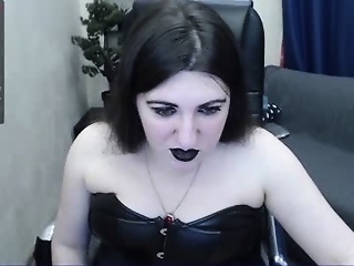 black_black_rose is 29 year old gothic webcam girl