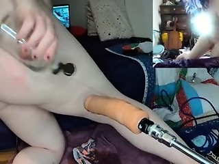 sluttyfrea is  year old slutty webcam shemale