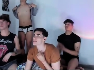 2gays_1straight is  year old gay latino webcam boy