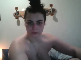 hotsexcumallover is  year old webcam couple